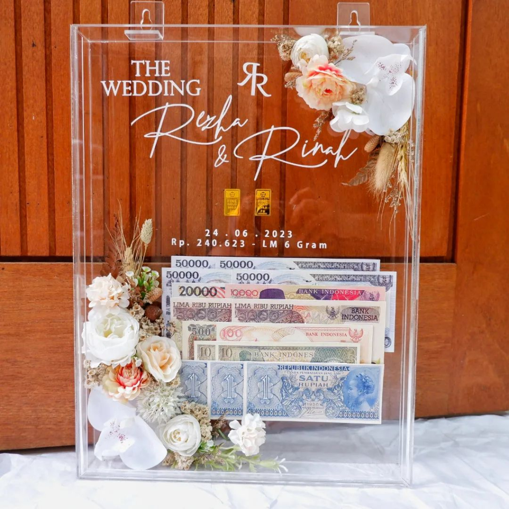 WEDDING DOWARD ACRYLIC FRAME 30X40X5