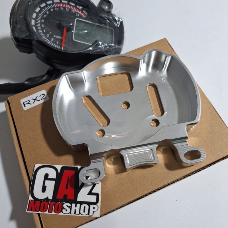 KOSO RX2N SPEEDOMETER PANEL IMPORT FULL CNC KOSO RX2 N SPIDO MOUNT