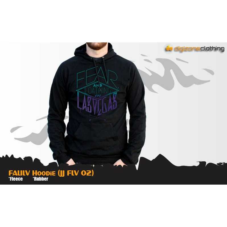 เสื้อแจ็คเก็ตมีฮู้ด Jumper Fear and Loathing in Las Vegas Logo JJ FLV 02