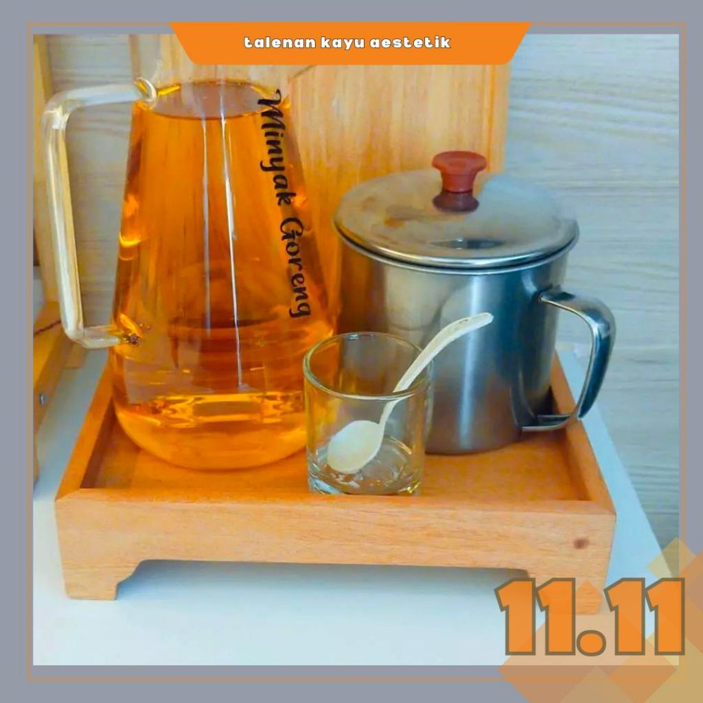 NAGITA PINE WOODEN TRAY 20 X 15 CM / WOODEN TRAY / WOODEN GIFT BOX / WOODEN TRAY