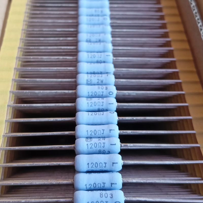 2 วัตต์ 120ohm Panasonic Resistor ผลิตในอินโดนีเซีย
