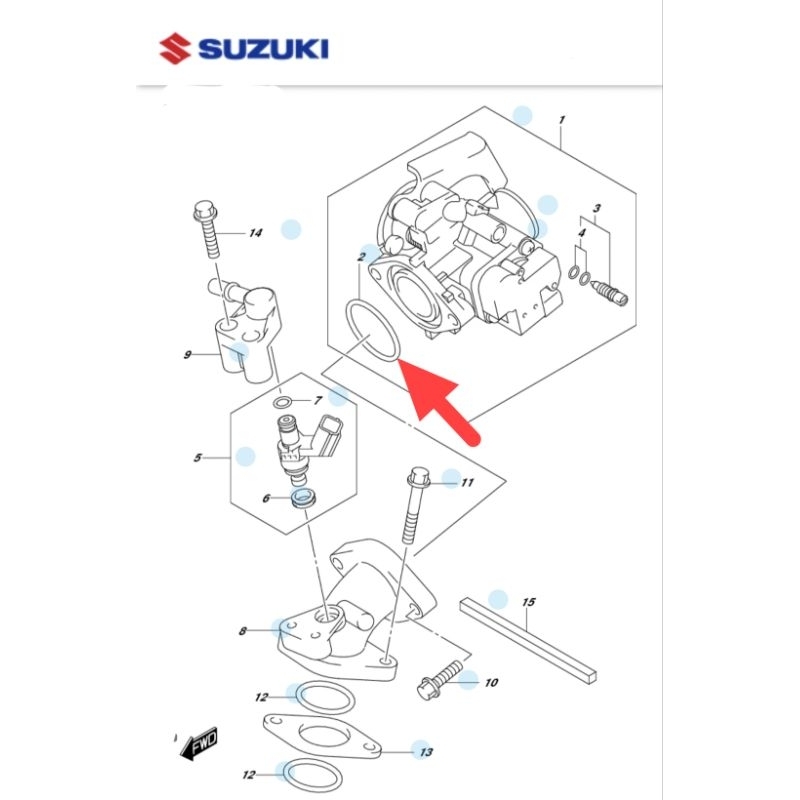 [13295-16HA0-000] O RING (616-66001) - ที่อยู่