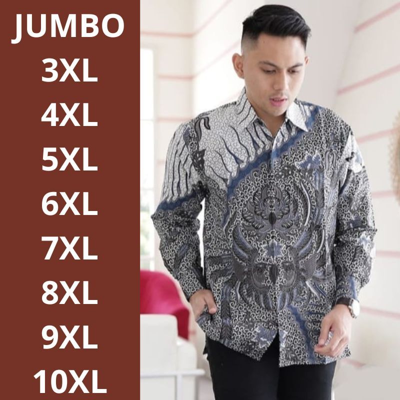 Kemeja Alfi GALLERY เสื้อเชิ้ตบาติกผู้ชายแขนยาวชุดทํางานลําลองจัมโบ้ผ้าบาติกผู้ชายลายล่าสุด