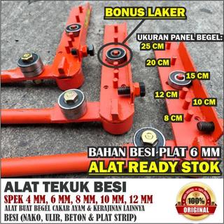 ALAT TEKUK BESI Penekuk Besi Begel Cakar Ayam Ukuran 4 - 12 MM Besi Beton, Nako, Ulir, Plat Strip