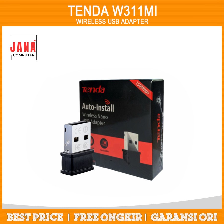 TENDA W311MI 150MBPS MINI อะแดปเตอร์ USB ไร้สาย