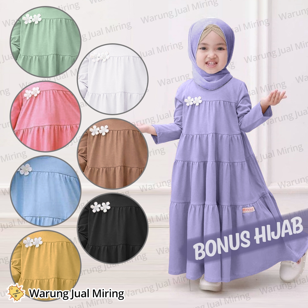Putih HITAM Gamis & Hijab ชุดสําหรับสาว 1-16 ปีเสื้อผ้ามุสลิมชุด Headscarf Bergo Veil เด็กวัยรุ่นตอบสนองสาว Manasik ชุดสีขาวสีดํา Sage Crinkle ล่าสุด 2025 อายุ Yrs 3 2025 อายุ 7 5 5 6 6 วินาที 9 10 11