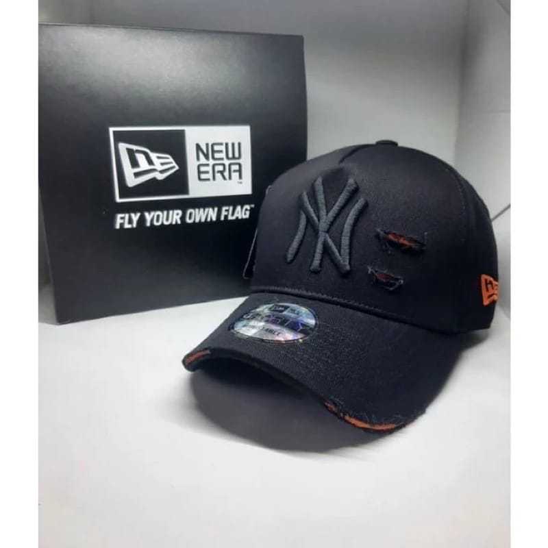 NY Hat หมวกเบสบอลสําหรับผู้ชายและผู้หญิง / NY Premium Ripped Hat ล่าสุดและอินเทรนด์