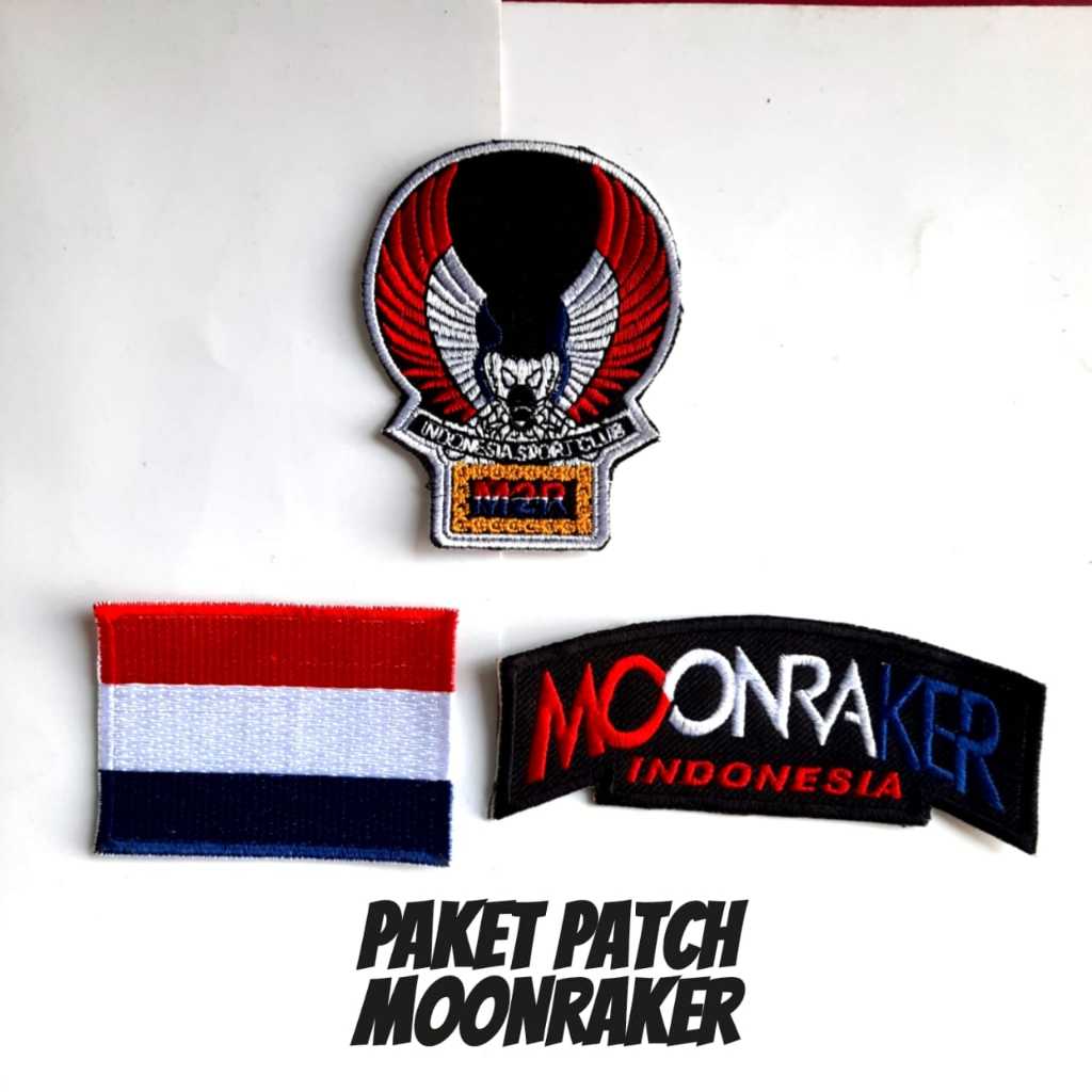 Moonraker INDONESIA MOONRAKER PATCH PACKAGE CONTAINS 2