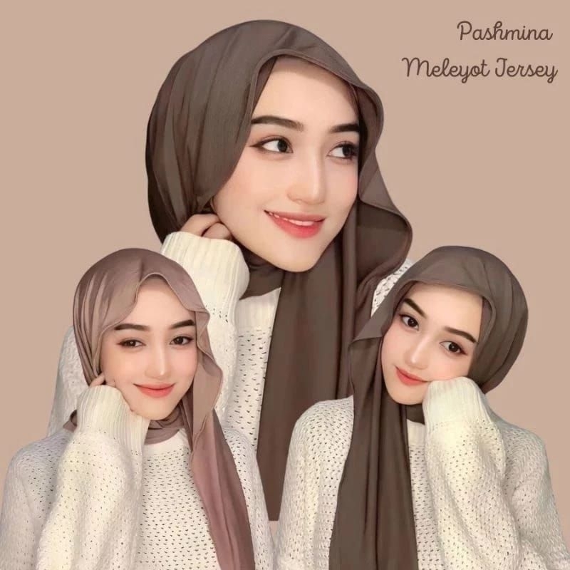 พรีเมี่ยม Pashmina Jersey Hijab Jersey Spandex Hijab
