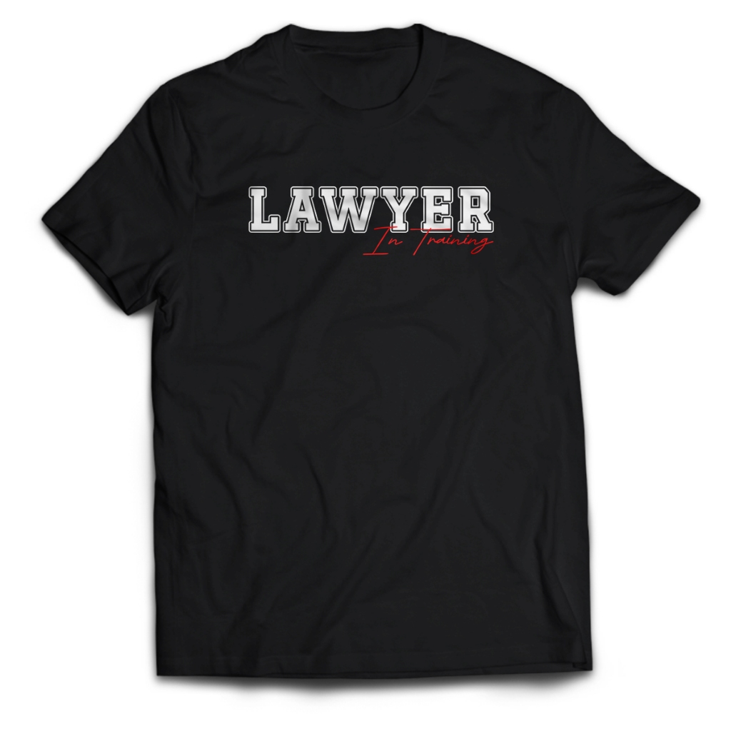 เสื้อยืดผู้ชาย LAWYER LAWYER IN TRAINING เสื้อผู้ใหญ่ Unisex PakeKaos