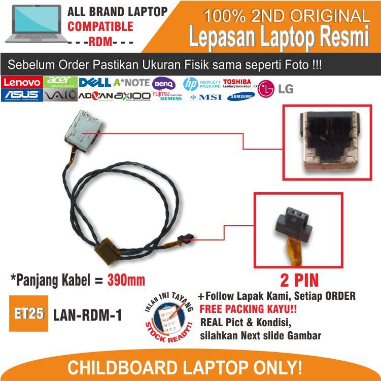 ET78 LAN-UN-1 LAN PORT LAPTOP COMPATIBLE สําหรับแล็ปท็อปสําหรับทุกยี่ห้อ
