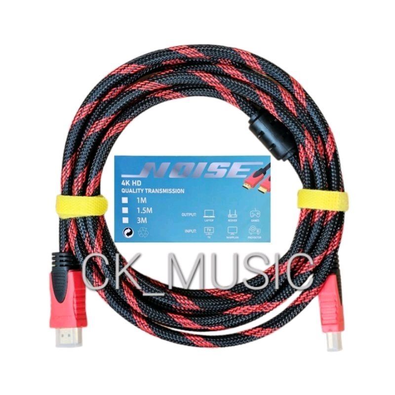 CABLE HDMI TV TO HDMI 3M / 1M, ชุดสายเคเบิล TOP BOX, CABLE HDMI, NOISE