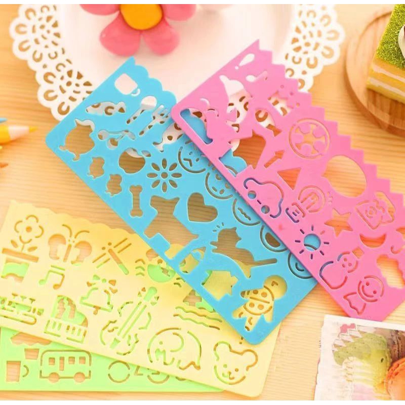 20 ชิ้นสี ROTARY RULERS