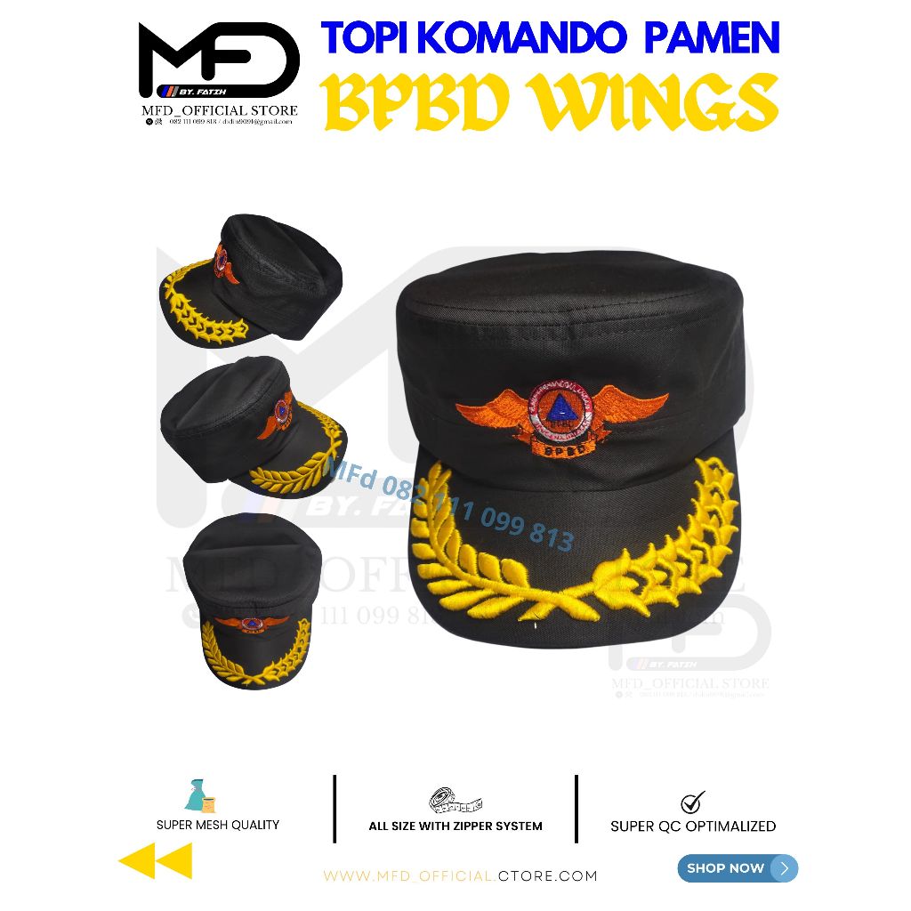Mfd ล ่ าสุด BPBD WIngs Commando หมวกล ่ าสุด BPBD Commando หมวก BPBD Field หมวก BPBD Commandos