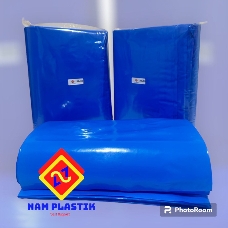 บรรจุพลาสติก 20x30 ซม. หนาสีฟ้า 05 / Onlineshop พลาสติก / พลาสติกวัสดุ PE / พลาสติกอเนกประสงค์ / พลา