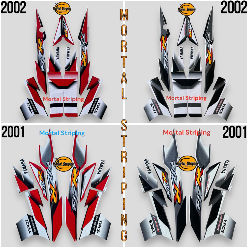 F1ZR FIZR BODY STRIPING สติ๊กเกอร์ 2001 2002