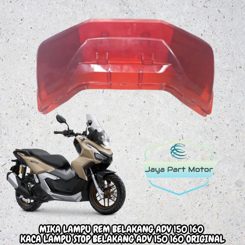 MERAH Honda adv 150 160 250 หยุดไฟท้าย Mica Original Red/Clear