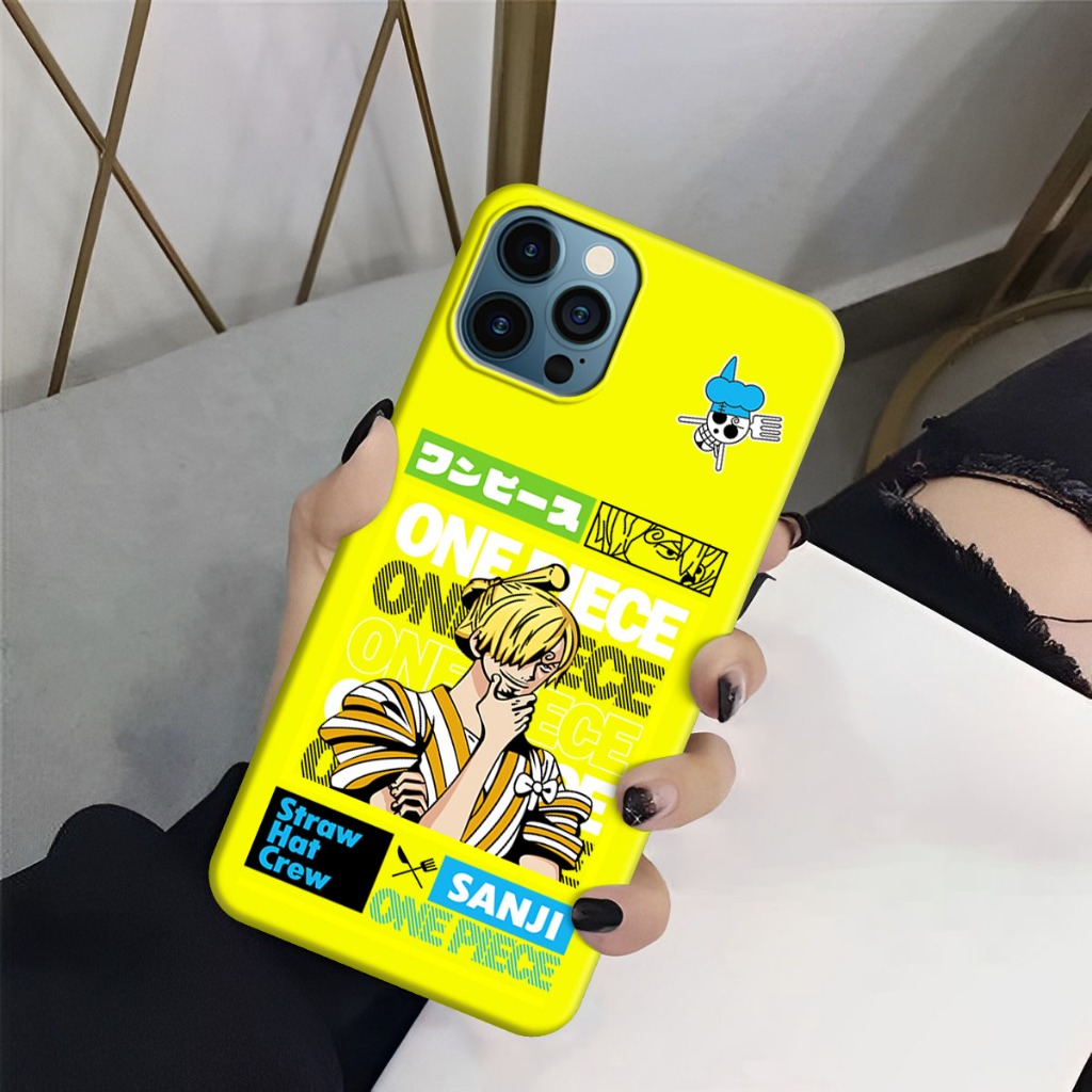 Sanji Yellow Candy Jelly Hp Case (K01) (ประเภทอื่นทางแชท) สําหรับเคสทุกประเภท Opp F11 Pro A33 Neo 7 