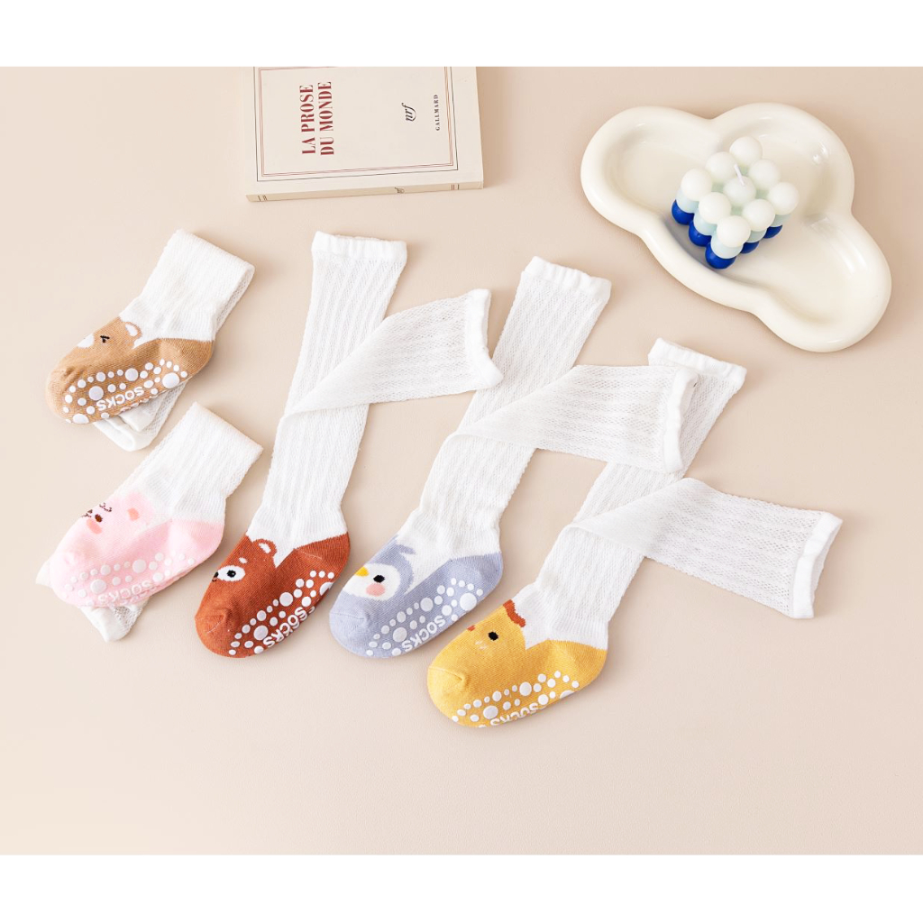 LONG BABY SOCKS / LONG CHILDRENS SOCKS - ANTISLIP