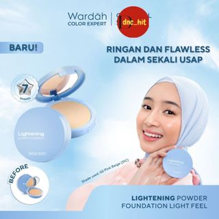 Wardah Lightening Powder Foundation Light Feel 12g TWC