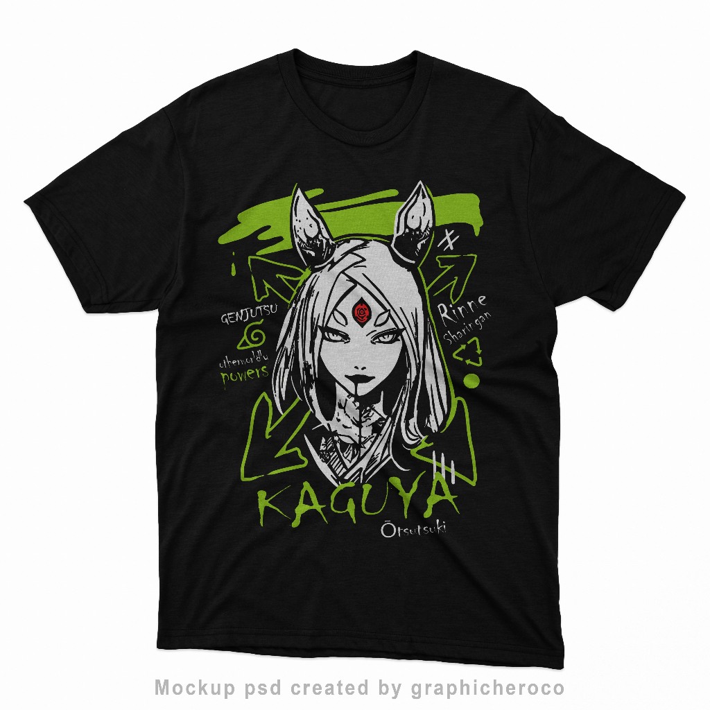 KATUN ANIME KAGUYA OTSUTSUKI NARUTO COTTON REGULAR เสื้อยืด
