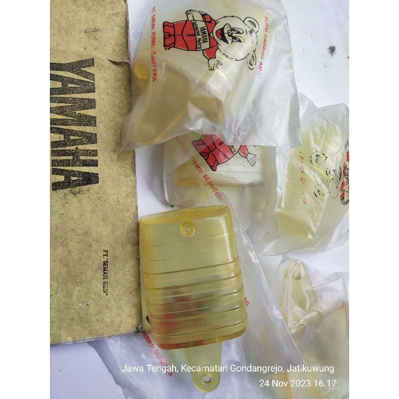 Mika Senja City Light แผงผูกด้านหน้า Yamaha V80 Autolube CDI Y80 LB80 เดิม