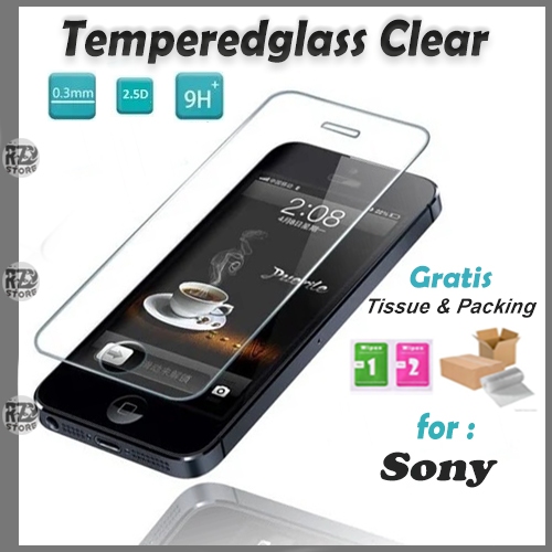 TG CLEAR กระจกนิรภัย SONY M2 M4 M5 C3 C4 C5 X XA XZ T2 XA1 XA2 ULTRA E3 E4
