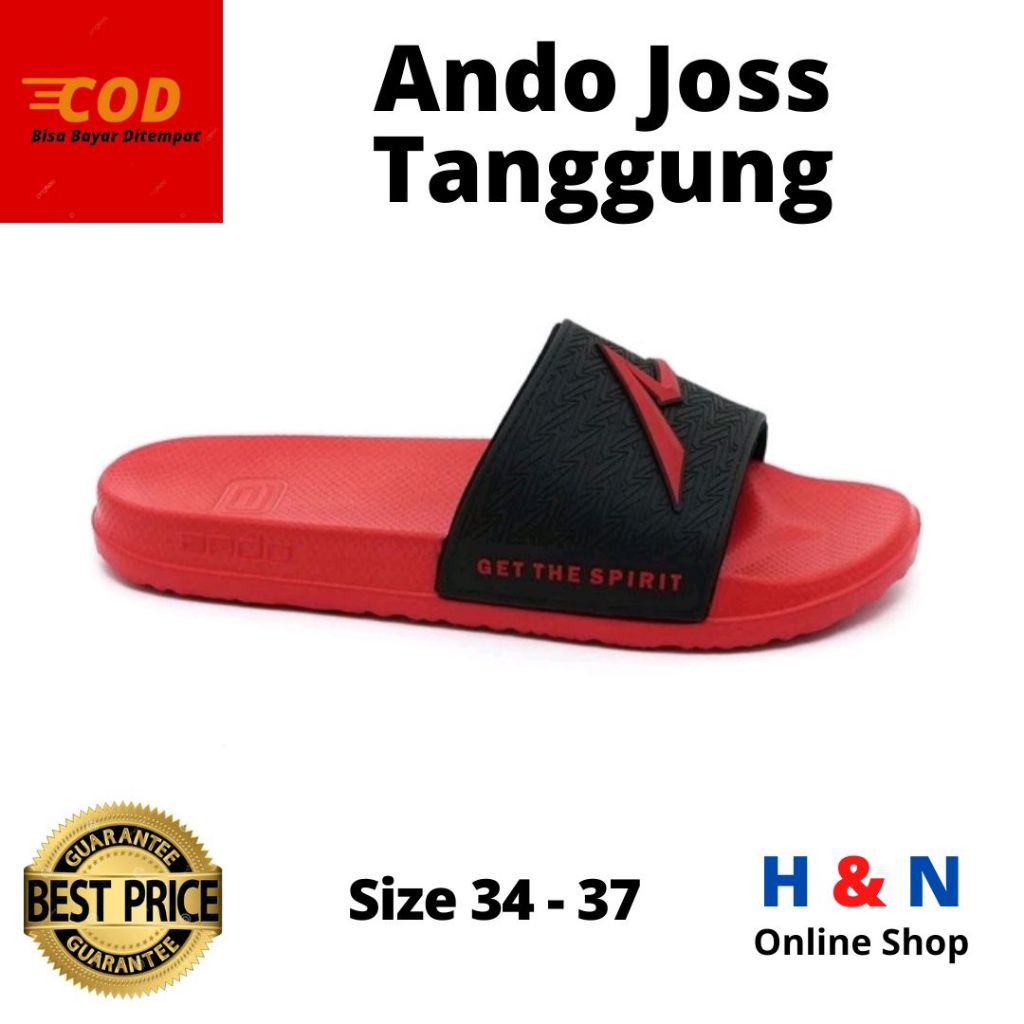 H &n Online Shop - Sandal Slide/รองเท ้ าแตะ ANDO JOSS Responsibility - SIze 34-37