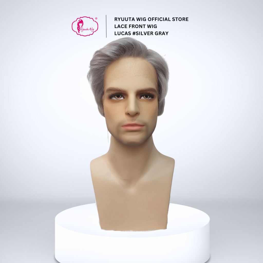 Ryuuta Wigs Lace Front Wigs Short Man Men Lucas Black Brown