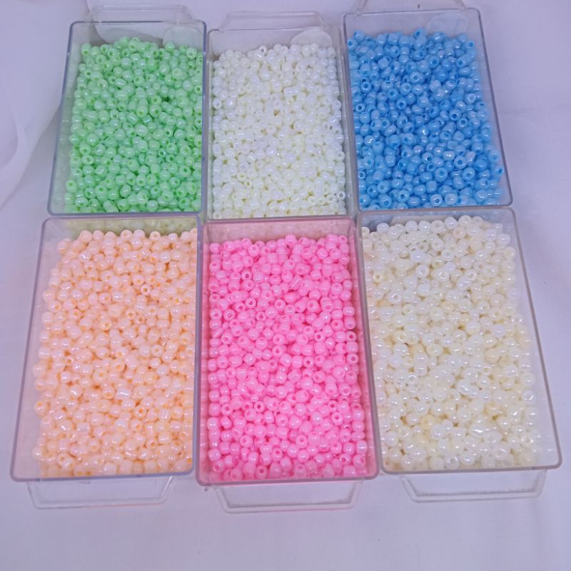 GLOW CEYLON SERIES MONTE PASIR MONTE BEAD BRACELET สร้อยคอ DIY SEQUIN EMBROIDERY - MORCE OBSIDIAN CR