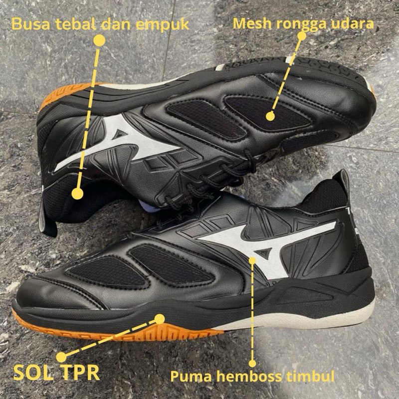 [Mizuno] รองเท้าแบดมินตันผู้ชาย || รองเท้าวอลเลย์บอลชาย