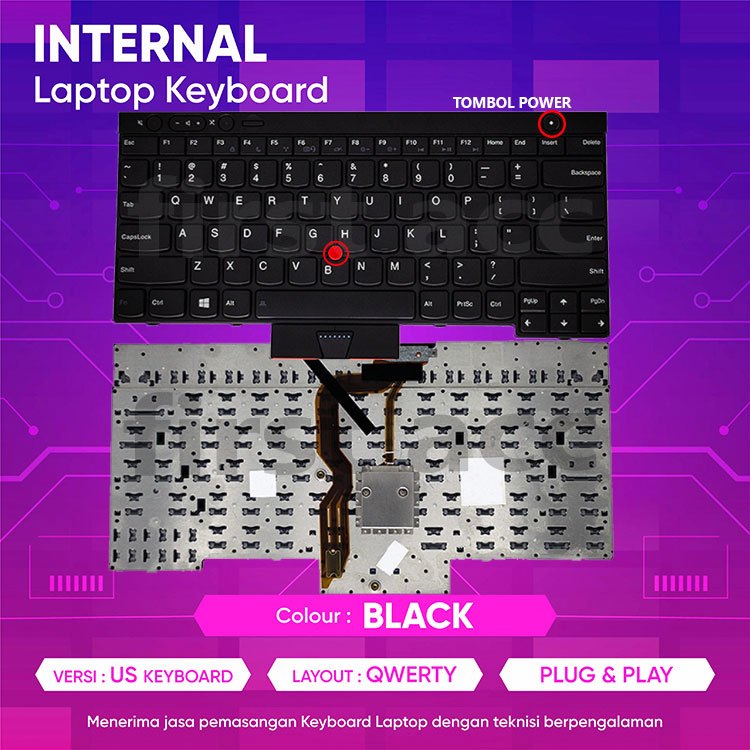 Lenv Thinkpad T430 T530 L430 X230 W530 คีย์บอร์ดใหม่