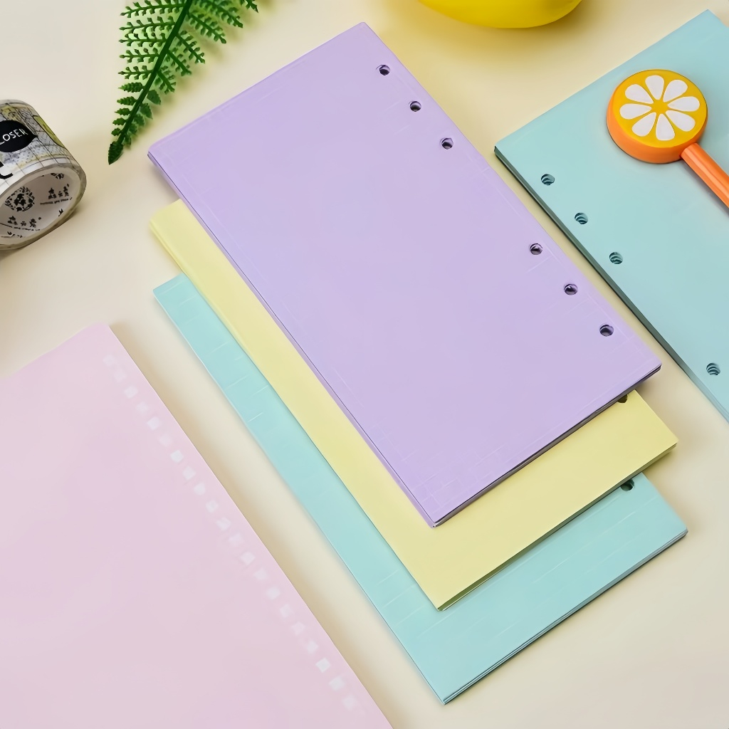 Direct PAGE/A5A6 LIVE PAGE PAPER/กระดาษสี/กระดาษเปลี่ยนโน๊ตบุ๊ค/Bent ด้านในหมายเหตุ - ห้างสรรพสินค้า