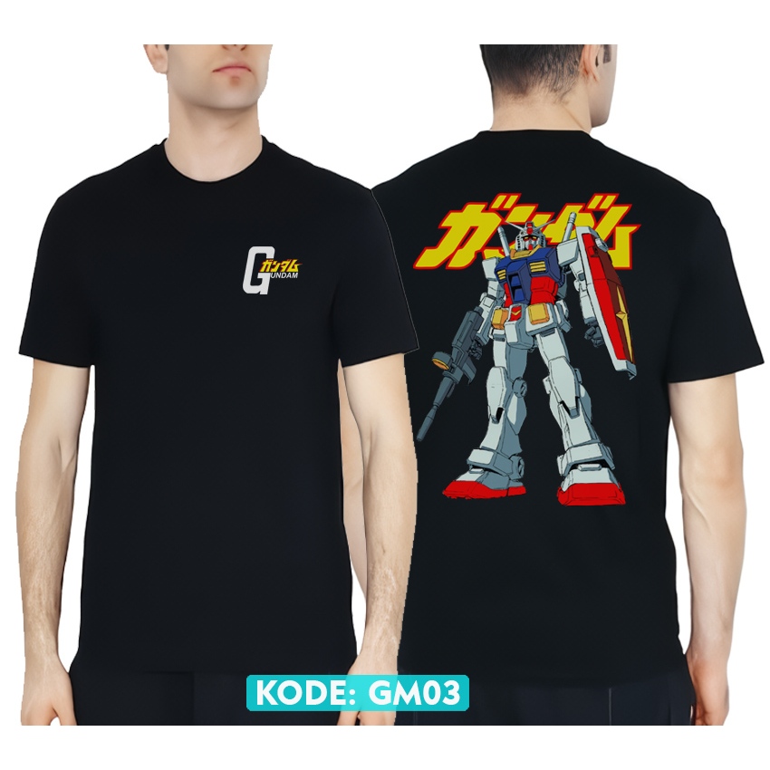 เสื้อยืด KATUN Gundam ariel noah RX 78 2 วัสดุผ้าฝ้ายพรีเมียม gm03
