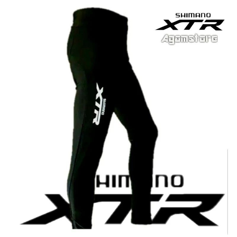 Shimano xtr black Long roadbike Pants/shimano xtr Long Bike Pants