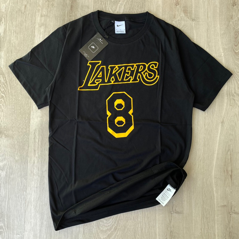 เสื้อยืดบาสเก็ตบอลผู้ชาย Nba LA Kobe Bryant 24 Nba T shirt