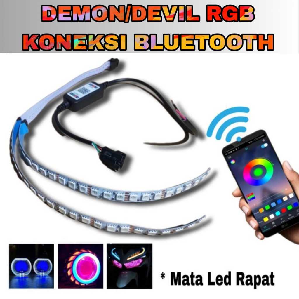 DEMON RGB ANDROID ไฟ LED/ DEVIL RGB BLUETOOTH CONNECTION TIGHT LED