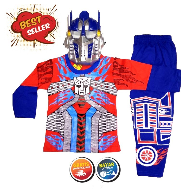 Transformers CHILDREN& 39;S CLOTHING COSTUME FREE MASK