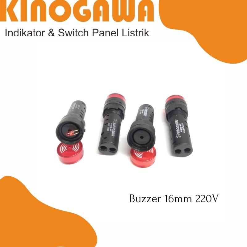BUZZER 16mm 220V KINOGAWA