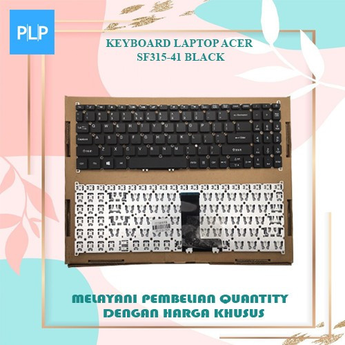Acer Swift 3 SF315-41 SF315-52 SF315-51 คีย์บอร์ดสีดํา
