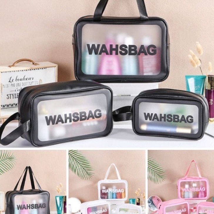 ✶ส่งโดยตรง WASHBAG TRANSPARANT MAKE UP BAG N58 ❆