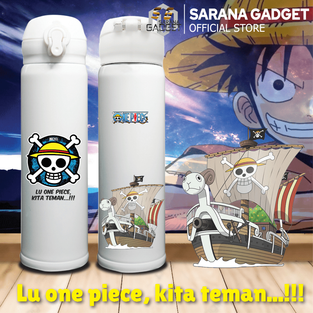 One PIECE LUFFY EDITION TUMBLER แก้วน้ําร้อนและเย็น ความจุ 450 มล. กันน้ํา