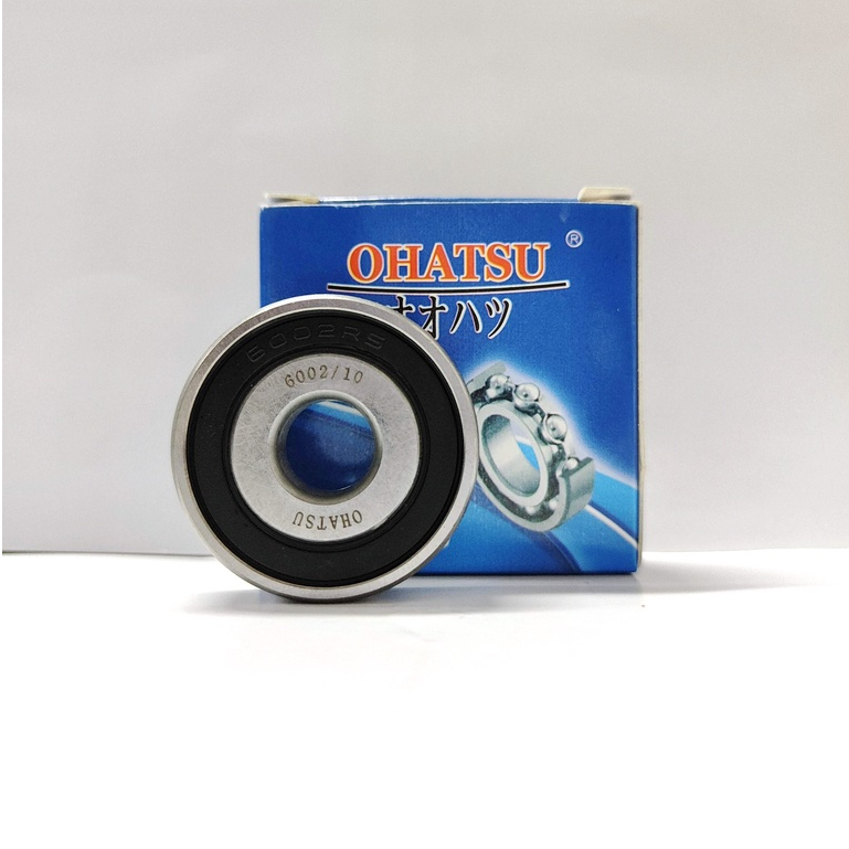 Ohatsu Ball Bearing Bearing Bearing Bearing 6002 10 2RS ฝาครอบยางแท้ Original 6002-10-2RS