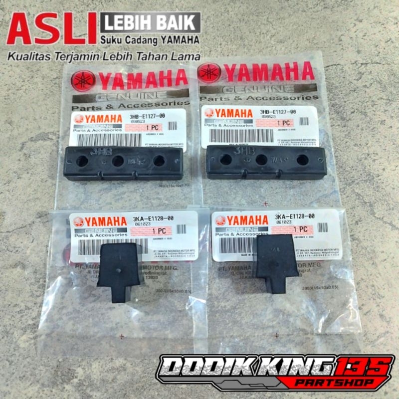 เครื่องระงับเสียงยาง HEAD HED RX KING RXK RXS ด้านล่าง ORIGINAL YAMAHA | 3ka-e1128-00 3HB-E1127-00