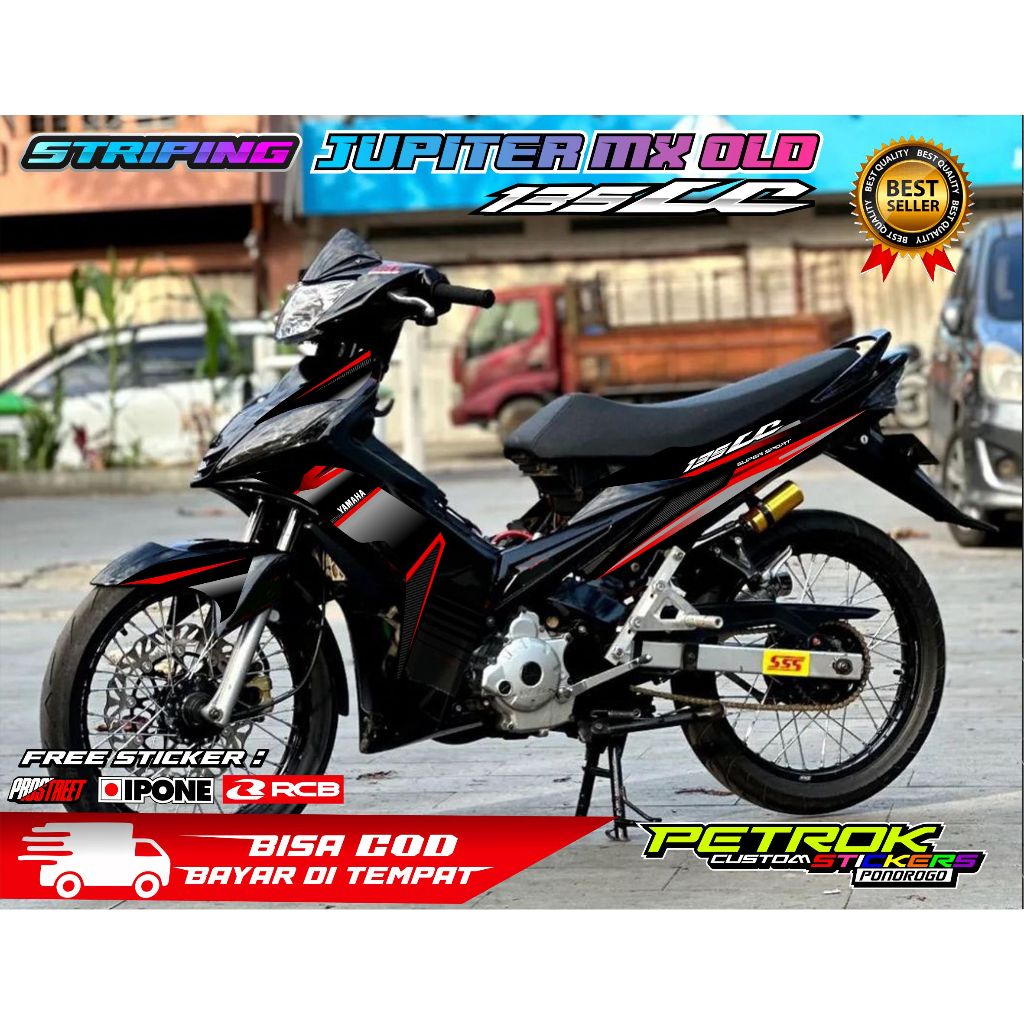 YAMAHA JUPITER MX OLD 135 LC แถบตัวแปร / เก่า YAMAHA JUPITER MX MOTORCYCLE STICKER LIST