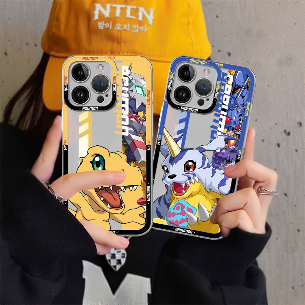 Hp Digimon โทรศัพท์มือถือกรณีโปร่งใสเคสโทรศัพท์สําหรับ 033 Vivo T1 5G V23E V25E V27 5G V27E V29 5G Y