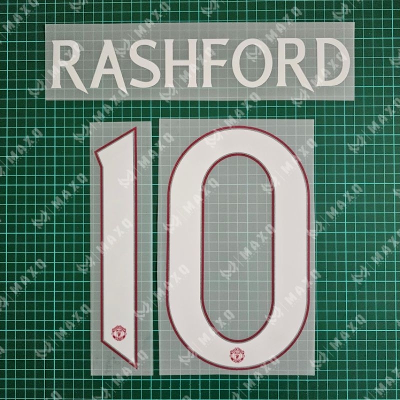 [ Nameset ] JERSEY MAN UNITED AWAY 2023 2024 CUP Ver RASHFORD