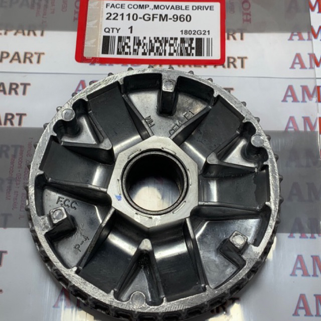 ROLLER FACE COMP HOUSE HONDA VARIO 110 CARBON BEAT FI SCOOPY FI SPACY FI 22110-GFM-960