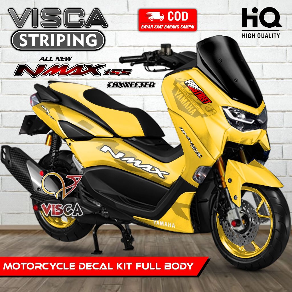 Decal Nmax New Full Body - สติ๊กเกอร์ Nmax 155 Full Body 2022 - Decal Nmax 2022 Full Body - Striping