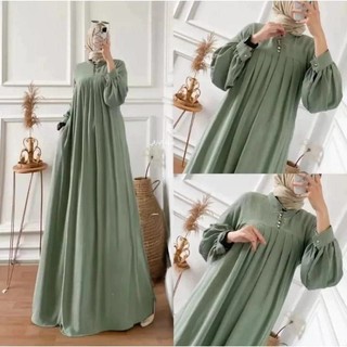 Salsa Dress Premium Gamis wanita Cringkle airflow Dress premium